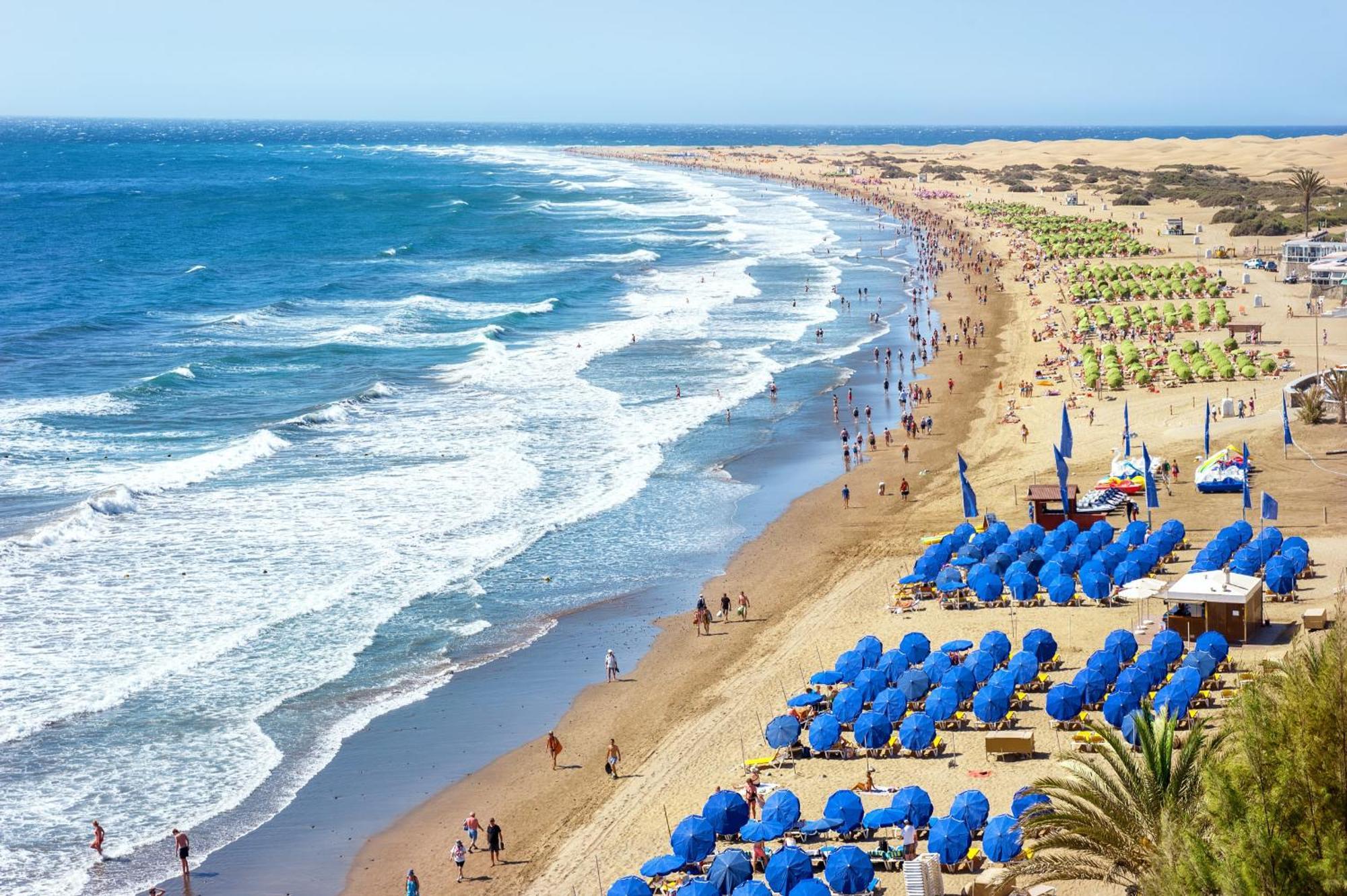 Sunny Apartment Near The Beach Плайя-дель-Инглес Экстерьер фото